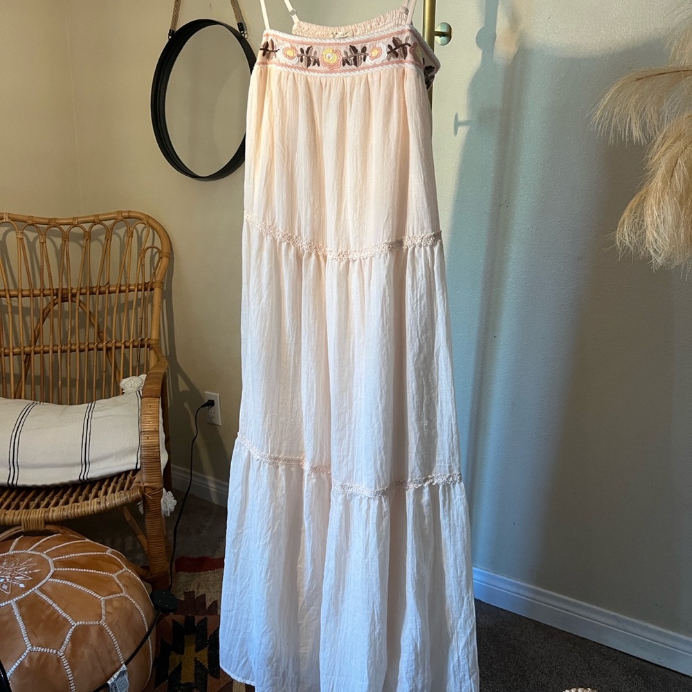 Soft Pink Maxi Dress